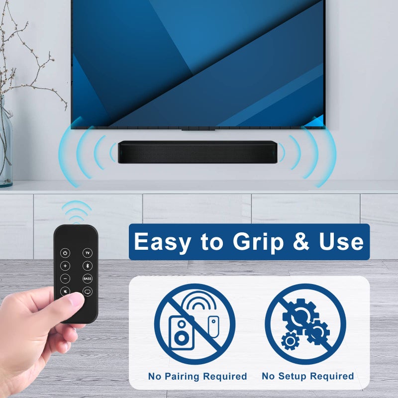 Motiexic Remote Control for Bose Solo 5 10 15 Series II TV Sound System/ 732522-1110 418775 431974 845194 838309-1100 TV Soundbar Sound System with CR2025 Battery Inside - Image 2